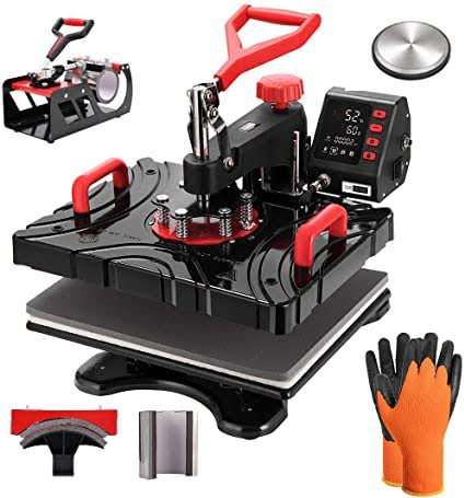 Freesub Heat Press Machine - Combo 5 in 1  P8100 |Multifunctional Sublimation Printer